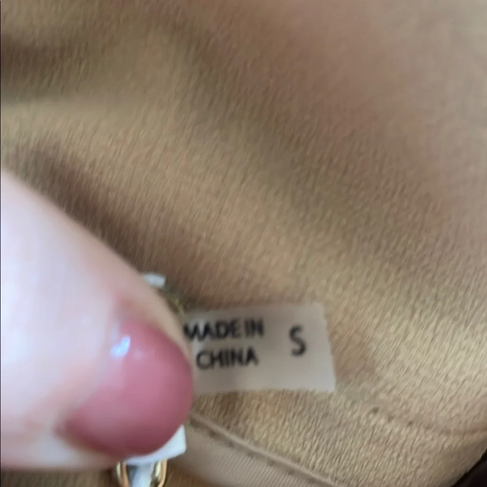 Blue ivy Tan High Waist Paperbag Shorts - Picture 4 of 10